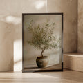 Olive Tree Art Print, Botanical Wall Art, Neutral Earthy Tones, Rustic Plant Poster