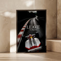 Formula One Racing Car Poster, Leave No Regrets Quote, Motivational F1 Wall Art Print