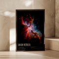 Orion Nebula Poster, Space Wall Art, Galaxy Print, Astronomy Gift, Colourful Cosmic Decor