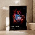 Carina Nebula Poster, Space Galaxy Wall Art, Astronomy Print, Cosmic Science Decor