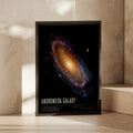 Andromeda Galaxy Poster, Space Wall Art, Spiral Galaxy Print, Astronomy Decor